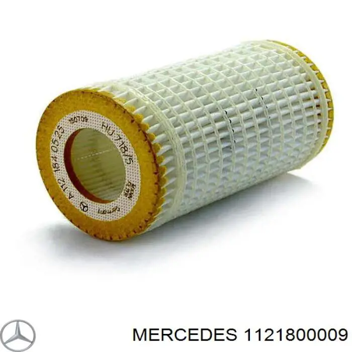 1121800009 Mercedes filtro de aceite