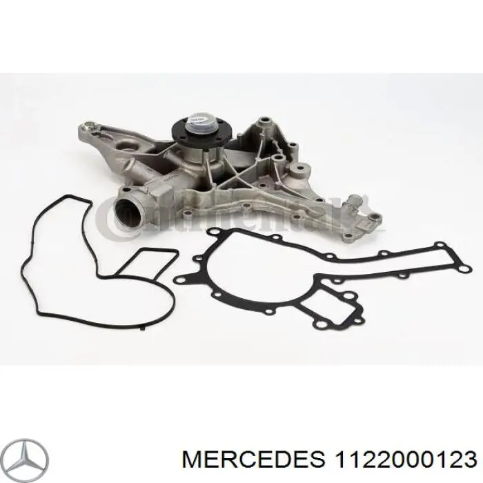 1122000123 Mercedes rodete ventilador, refrigeración de motor