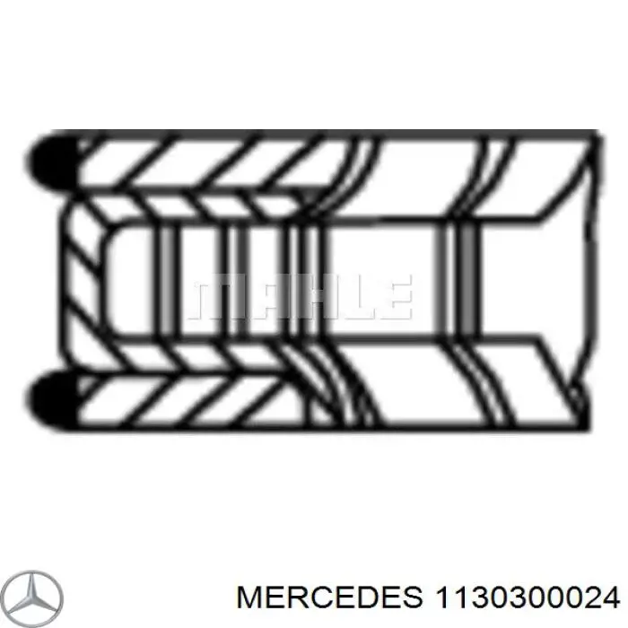 1130300024 Mercedes aros de pistón para 1 cilindro, std