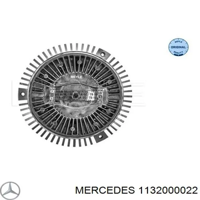 1132000022 Mercedes embrague, ventilador del radiador