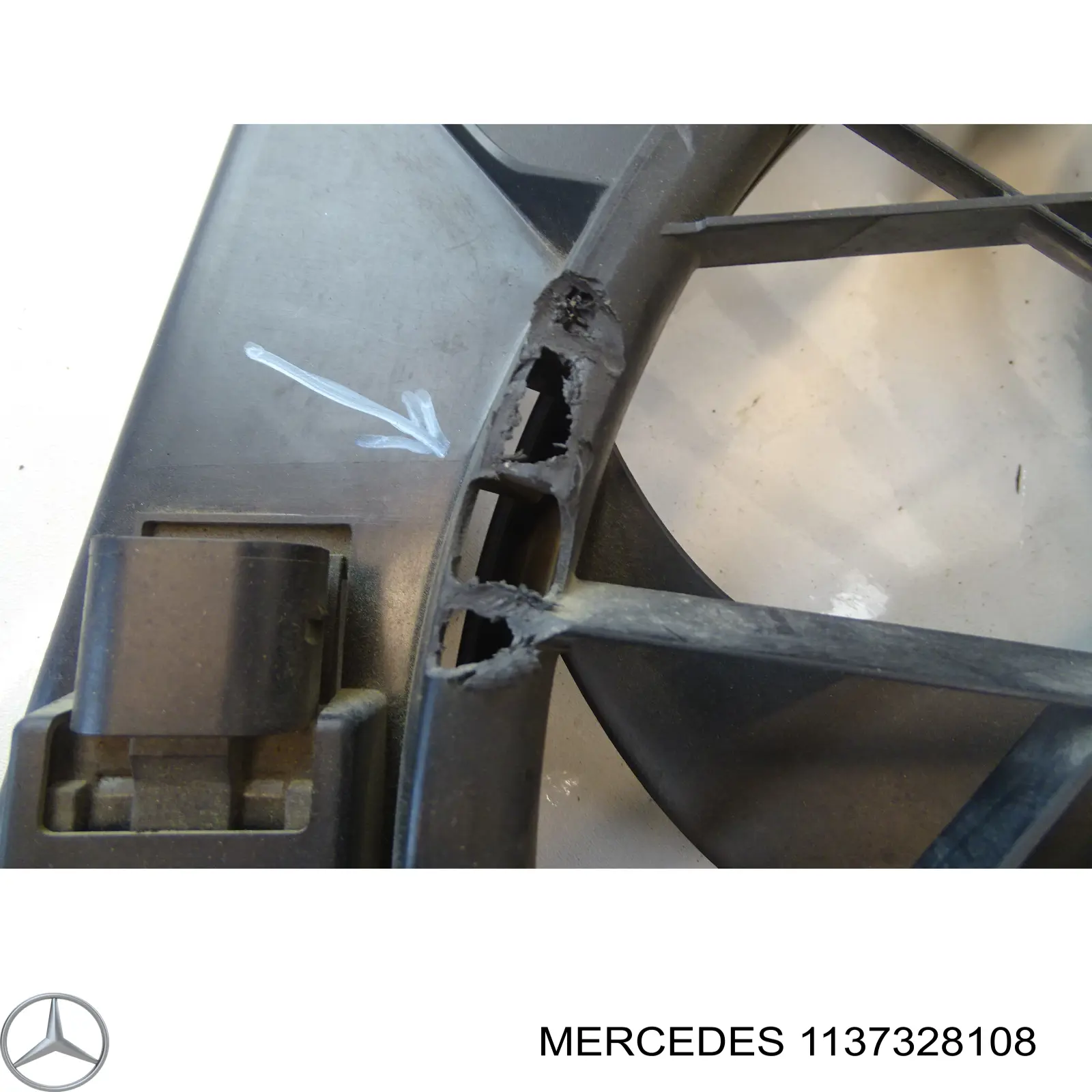 1137328108 Mercedes Motor del ventilador del sistema de refrigeración