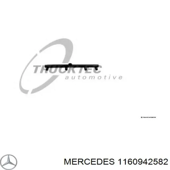 1160942582 Mercedes tubo de ventilacion del carter (separador de aceite)