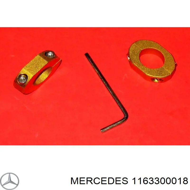 Perno de fijación, brazo delantero, inferior para Mercedes E (W123)