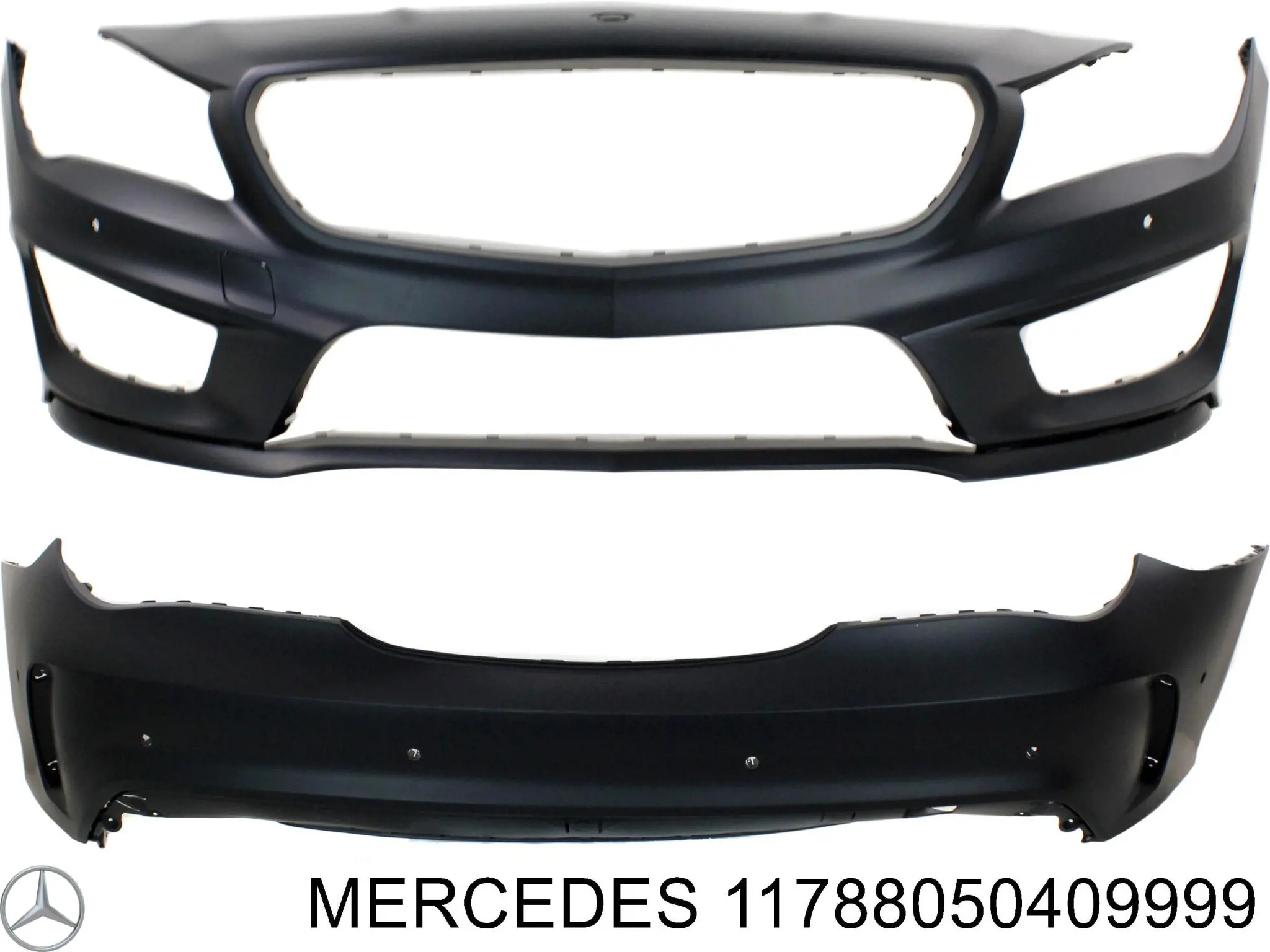 11788050409999 Mercedes parachoques trasero