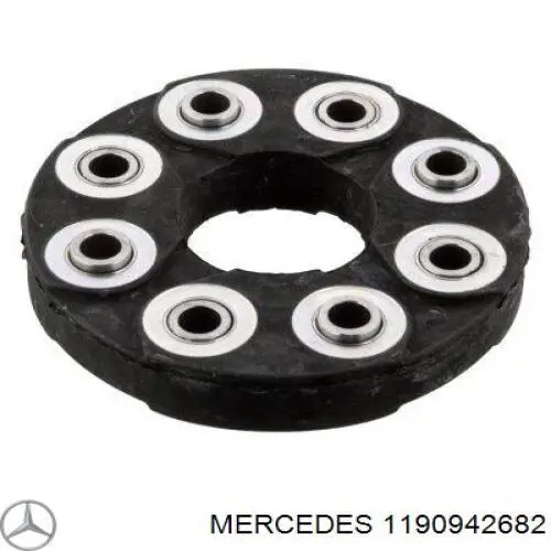 1190942682 Mercedes tubo de ventilacion del carter (separador de aceite)