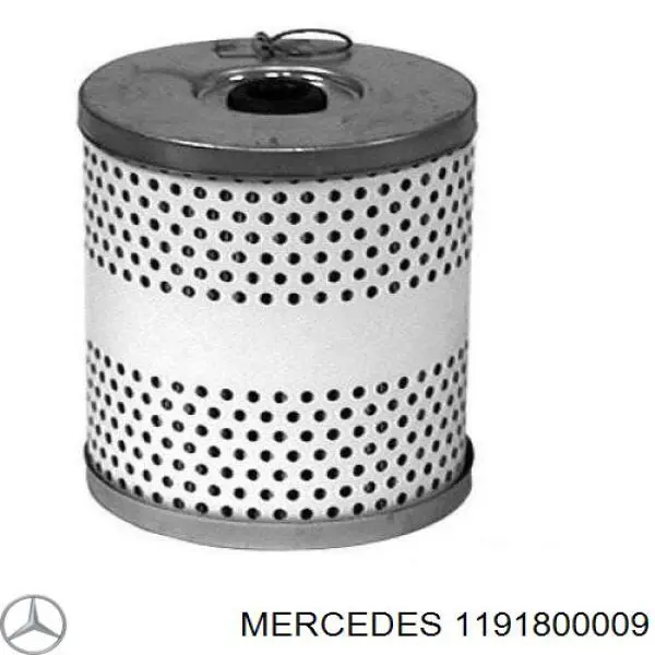 1191800009 Mercedes filtro de aceite