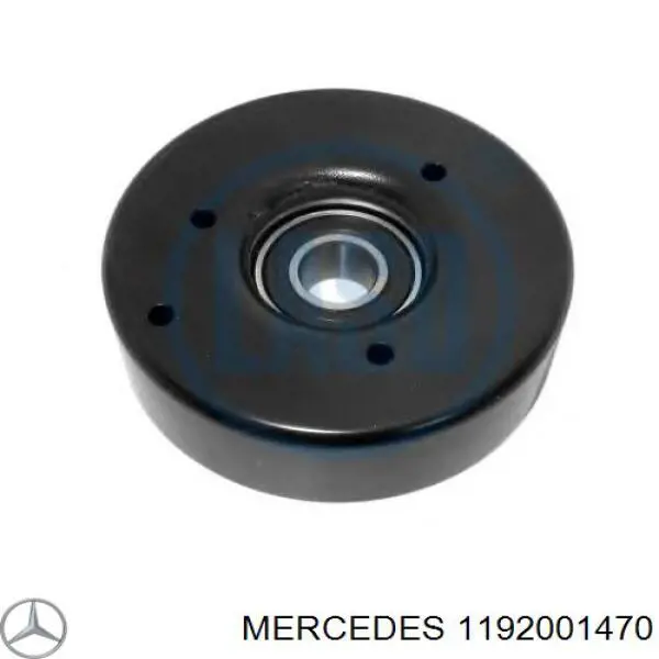 1192001470 Mercedes rodillo, correa trapecial poli v