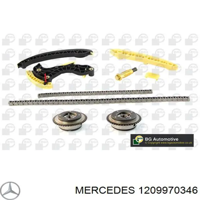 Anillo retén cigüeñal frontal Mercedes 1209970346