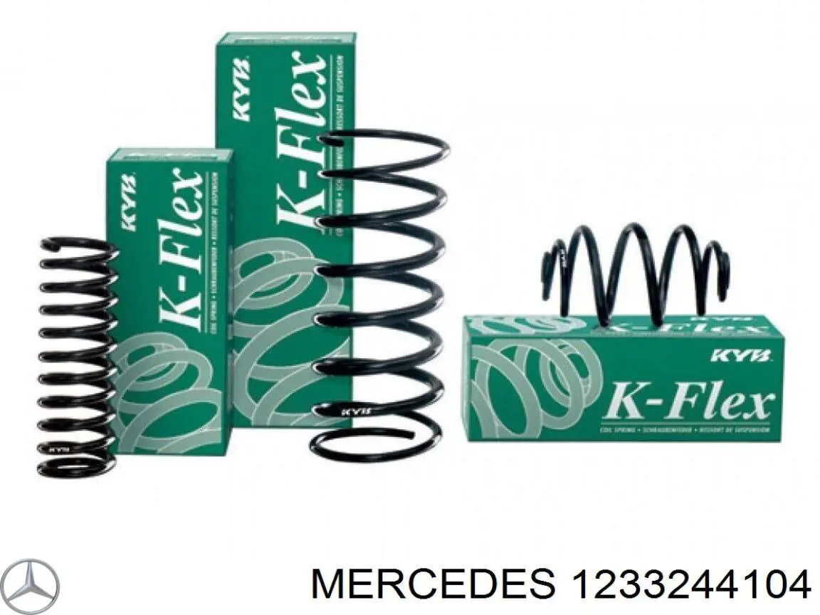 Comprar 1233244104 Mercedes Muelle de eje trasero