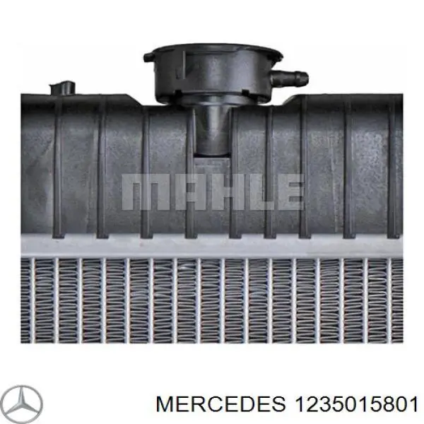 1235015801 Mercedes radiador