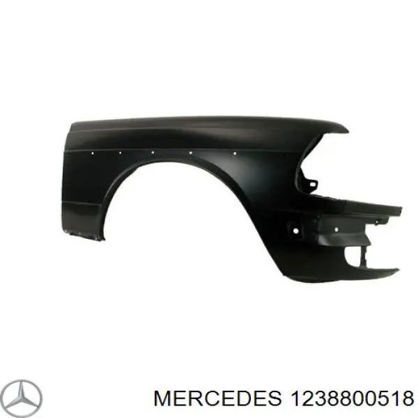 A1238800518 Mercedes guardabarros delantero izquierdo