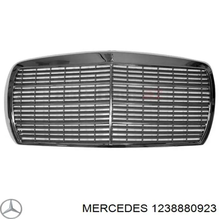 1238880923 Mercedes rejilla de radiador