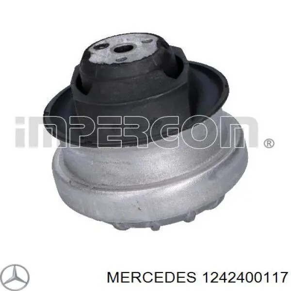 1242400117 Mercedes almoahada (soporte Del Motor Izquierda / Derecha)