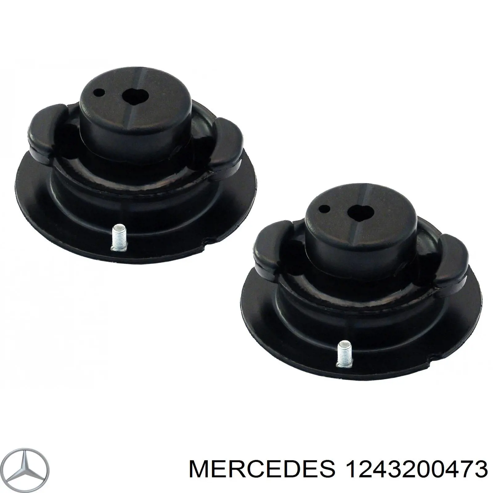 1243200473 Mercedes soporte amortiguador delantero