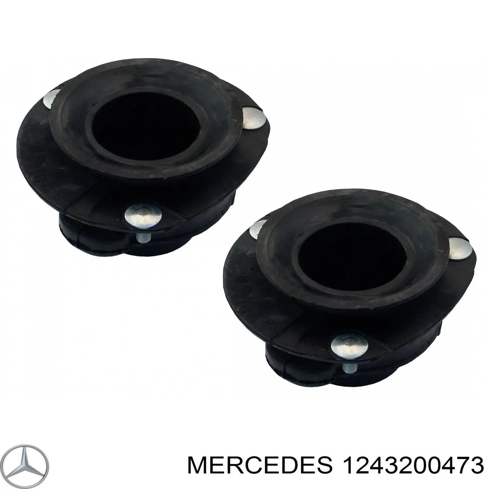 Soporte del amortiguador delantero 1243200473 Mercedes