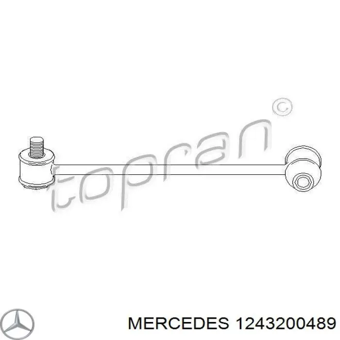 Soporte estabilizador Mercedes 1243200489 precio, desde 10,08 EUR
