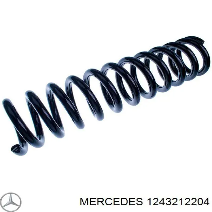 1243212204 Mercedes muelle de suspensión eje delantero