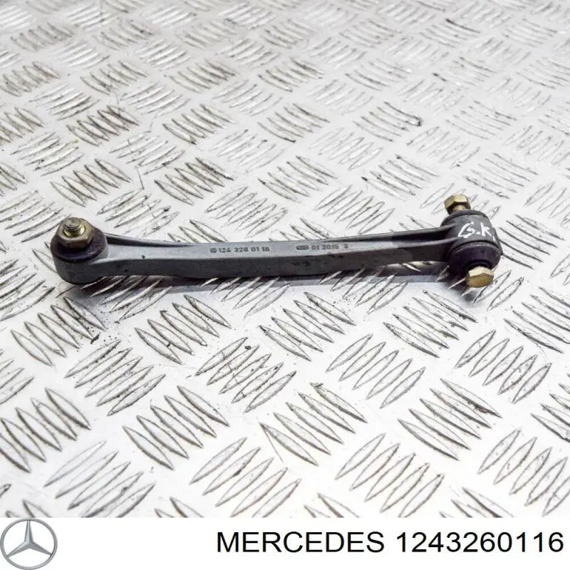 1243260116 Mercedes soporte de barra estabilizadora trasera