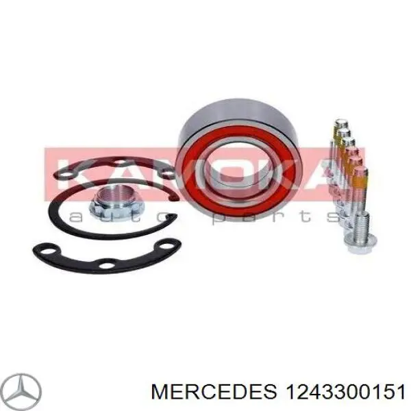 1243300151 Mercedes cojinete de rueda delantero