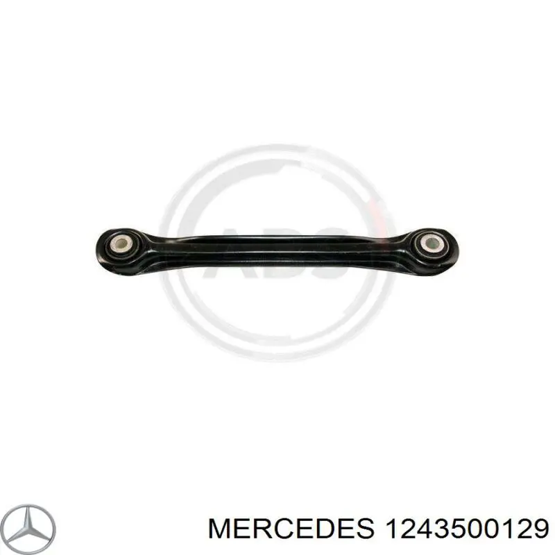 1243500129 Mercedes palanca de soporte suspension trasera longitudinal inferior izquierda/derecha