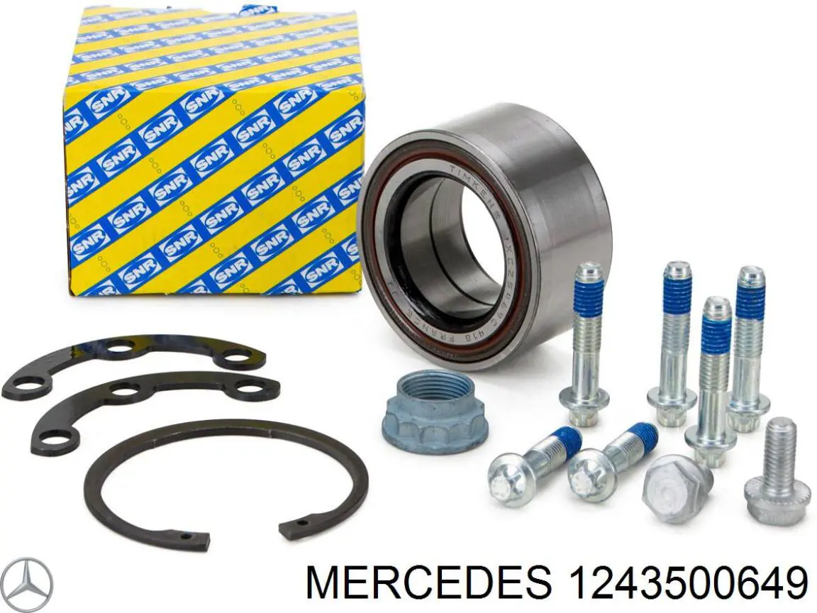 1243500649 Mercedes cojinete de rueda trasero