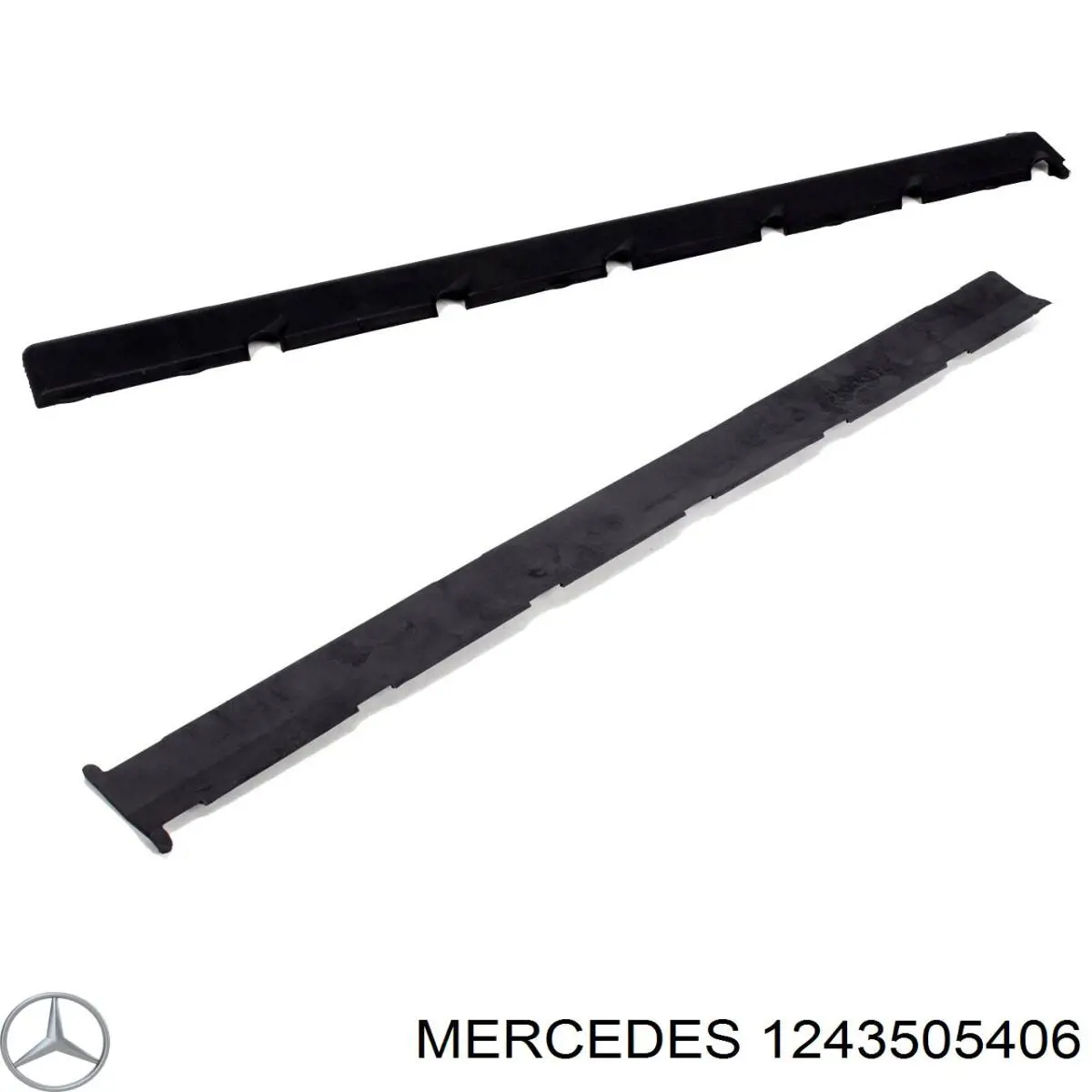 1243505406 Mercedes palanca trasera inferior izquierda/derecha