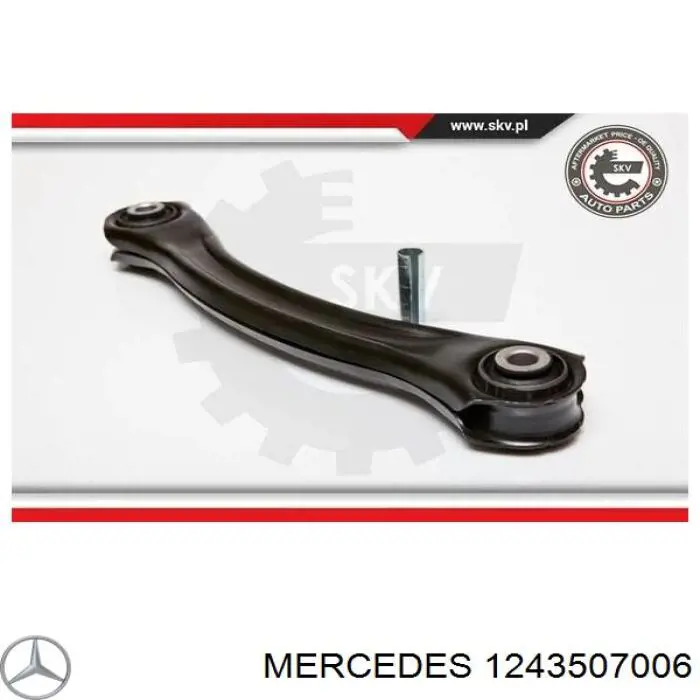1243507006 Mercedes brazo suspension inferior trasero izquierdo/derecho