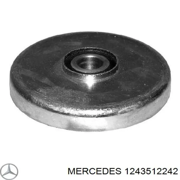 1243512242 Mercedes silentblock, soporte de diferencial, eje trasero, delantero