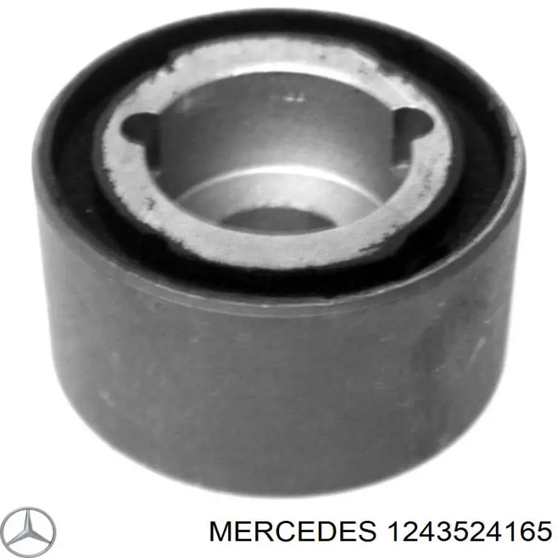 1243524165 Mercedes suspensión, cuerpo del eje trasero