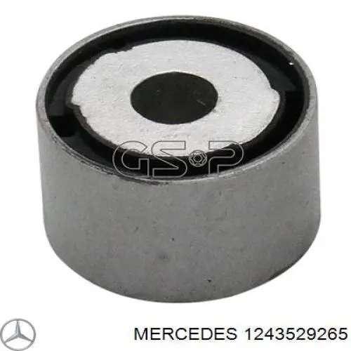 1243529265 Mercedes suspensión, cuerpo del eje trasero