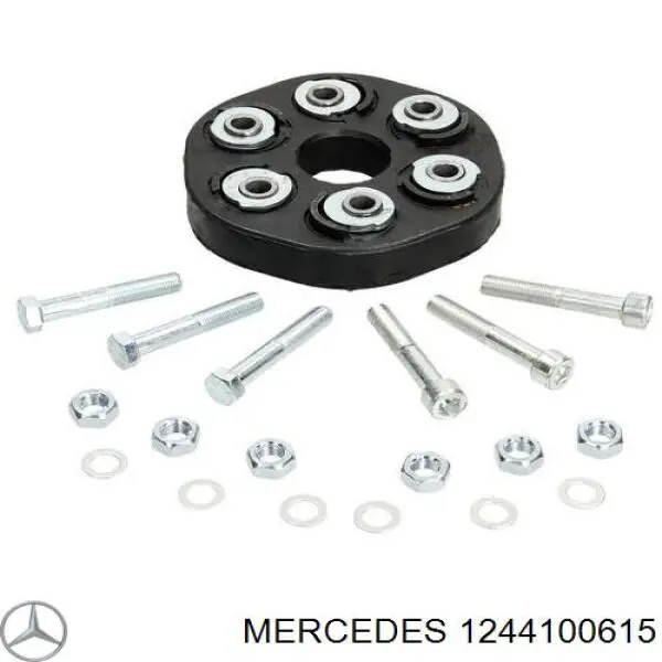 1244100615 Mercedes Acoplamiento elástico del cardán delantero/trasero