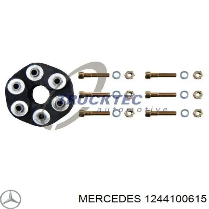 Comprar 1244100615 Mercedes Acoplamiento elástico del cardán delantero/trasero