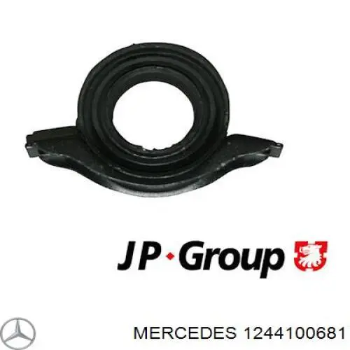 1244100681 Mercedes soporte central externol de eje de transmision