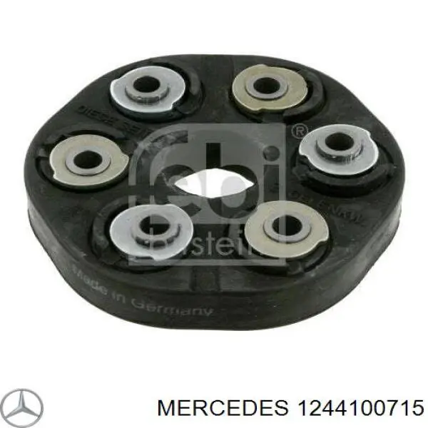 1244100715 Mercedes articulación, árbol longitudinal, delantera/trasera