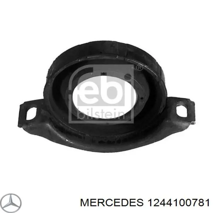 1244100781 Mercedes soporte central externol de eje de transmision