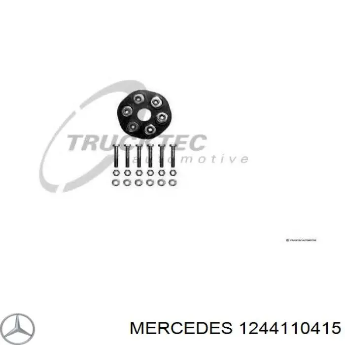 Acoplamiento elástico del cardán delantero/trasero Mercedes 1244110415 precio, desde 62,62 EUR