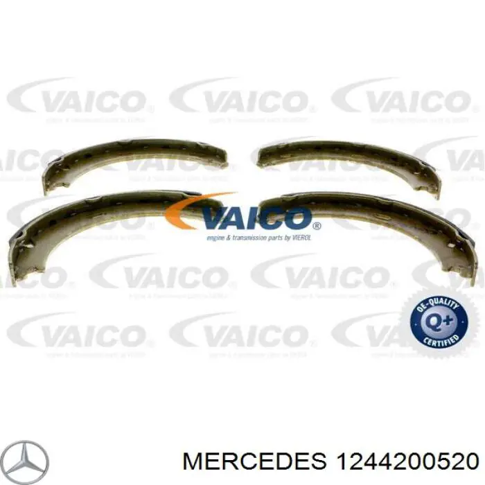 Juego de zapatas de frenos, freno de estacionamiento Mercedes E C124