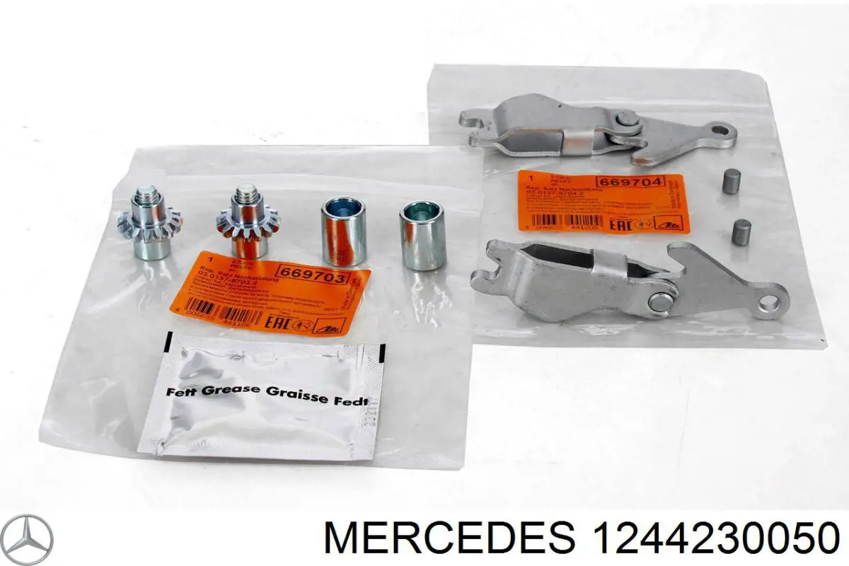 Comprar 1244230050 Mercedes Kit de montaje de zapatas de freno traseras