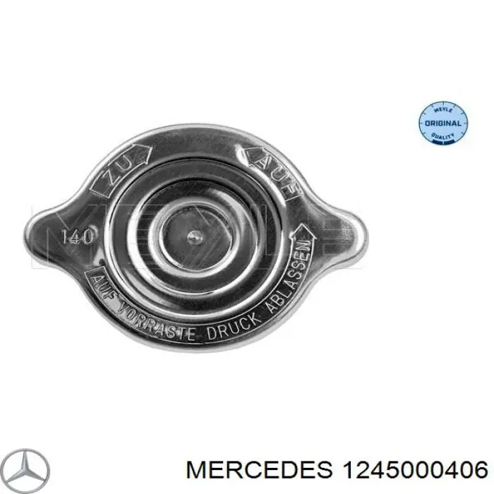 Comprar 1245000406 Mercedes Tapa radiador