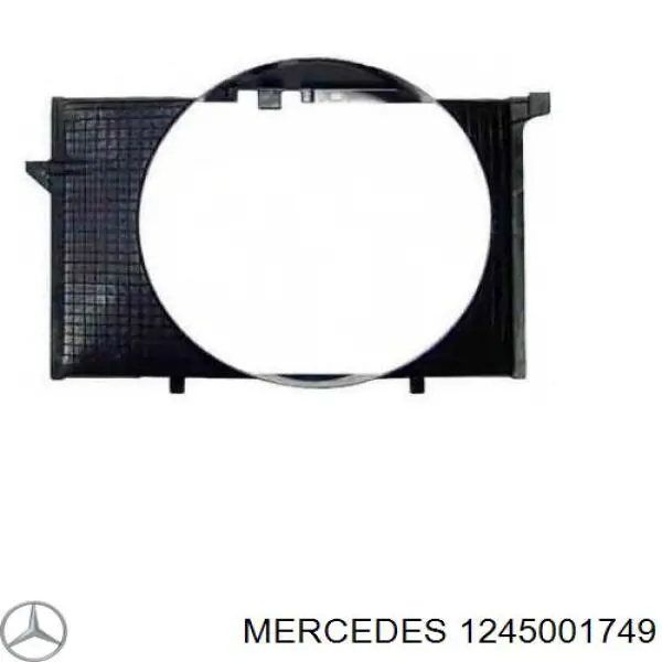 1245001749 Mercedes vaso de expansión, refrigerante