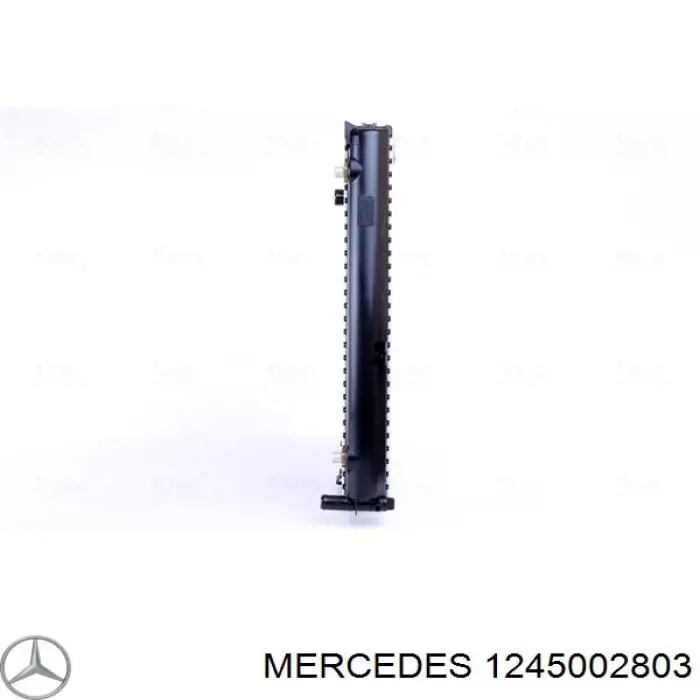 1245002803 Mercedes radiador refrigeración del motor