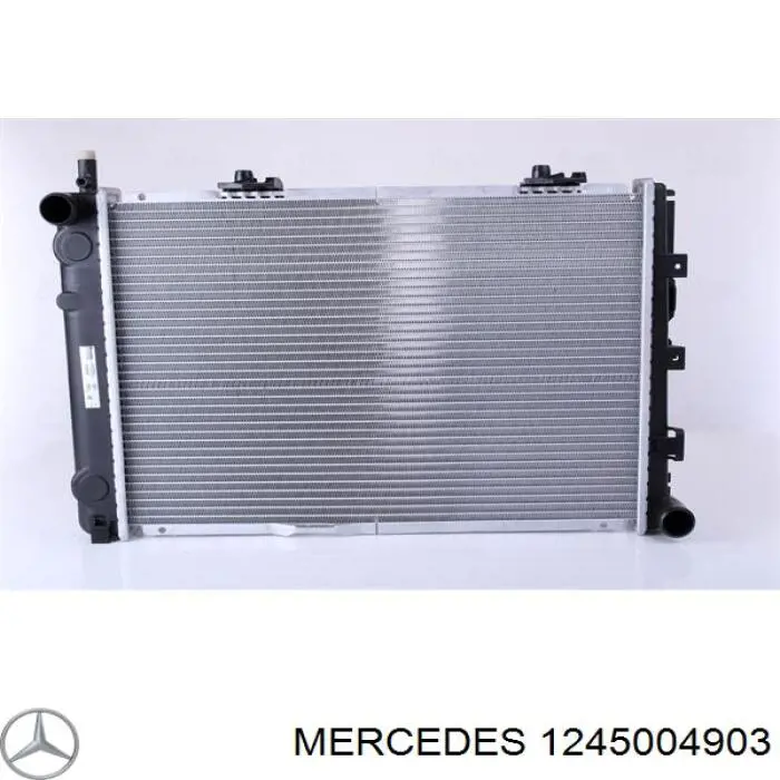 1245004903 Mercedes radiador refrigeración del motor