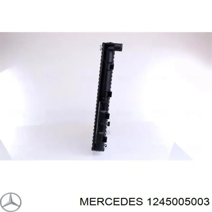 1245005003 Mercedes radiador refrigeración del motor