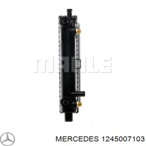 1245007103 Mercedes radiador refrigeración del motor