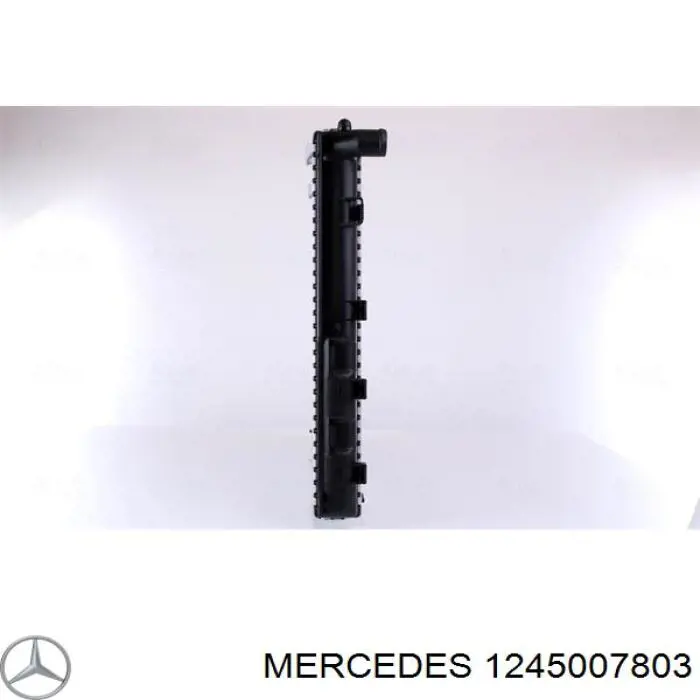 1245007803 Mercedes radiador refrigeración del motor