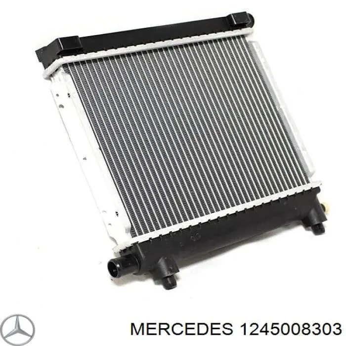 1245008303 Mercedes radiador refrigeración del motor