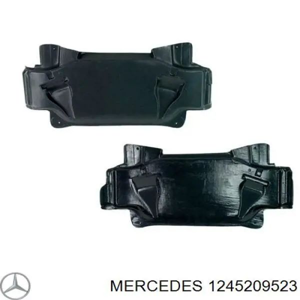 1245209523 Mercedes protección motor delantera