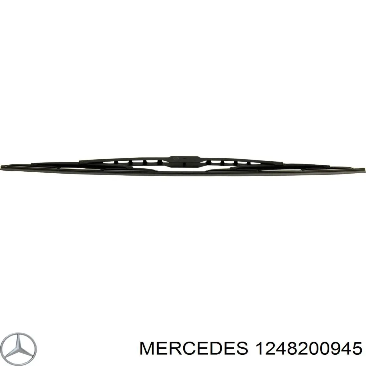 1248200945 Mercedes juego de limpiaparabrisas de luna delantera, 2 piezas