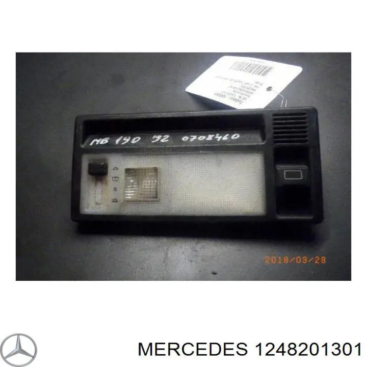 Luz de techo interior (cabina) Mercedes 1248201301 precio, desde 47,92 EUR
