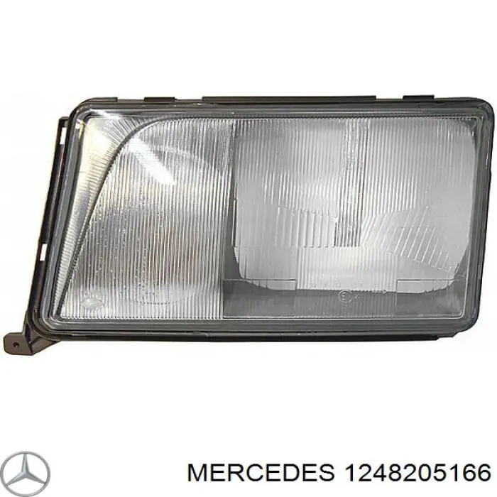 Cristal de faro izquierdo para Mercedes E (S124)